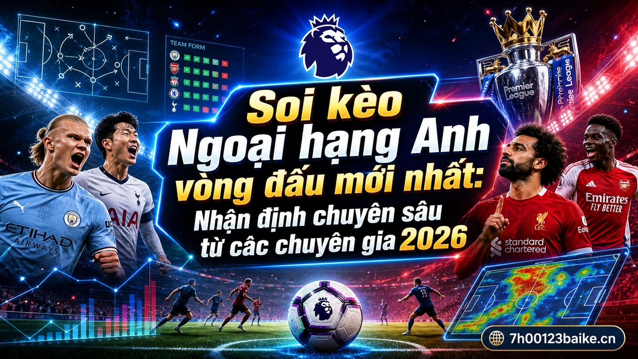 Soi kèo Ngoại hạng Anh vòng đấu mới nhất: Nhận định chuyên sâu từ các chuyên gia 2026